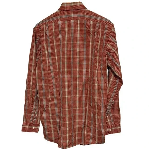 NWT-‎ Daniel Cremieux Classics Plaid Button Down Shirt Tailored Fit Medium - Picture 2 of 5